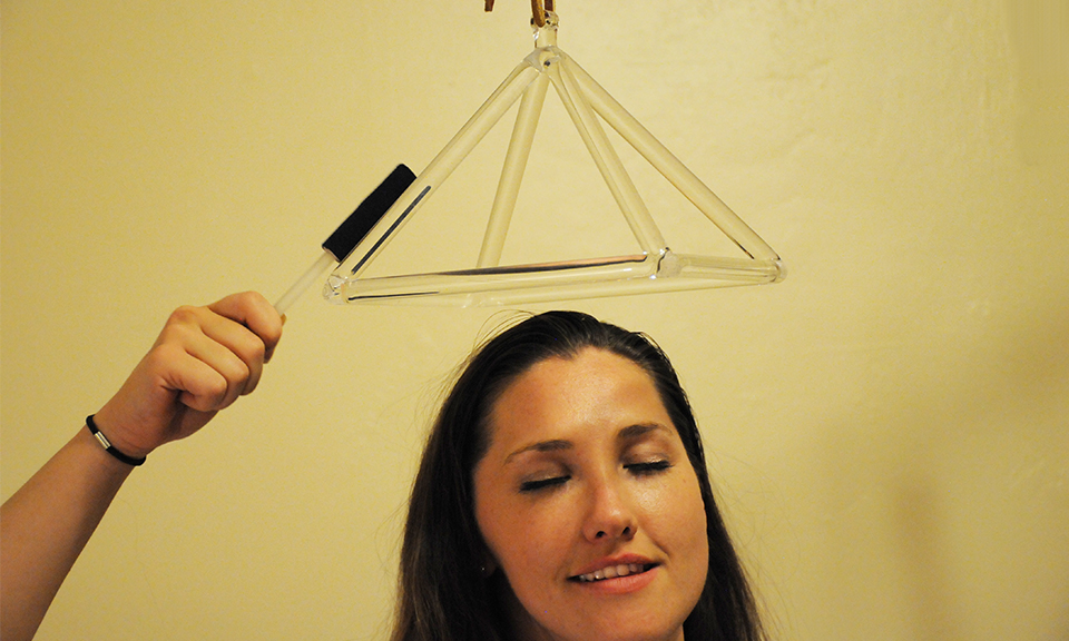 Crystal Singing Pyramid